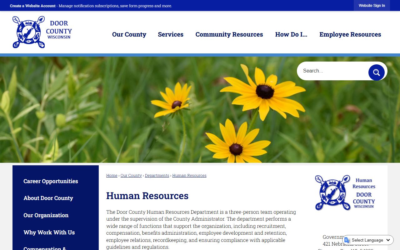 Door County Sheriff jail mugshots and booking photo records routing